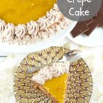 Dobos Crepe Cake - A modern take of the famous Hungarian Dobos Torte made with crepes. Delicious and elegant chocolate cake that will impress your guests.
